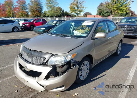 2010 Toyota Corolla Xle z USA, uszkodzony, nr VIN 2T1BU4EE5AC389217